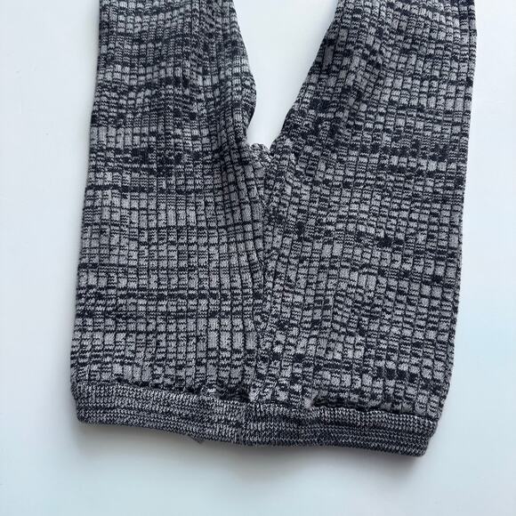 Tea Collection Heather Gray Ribbed Sweater Leggings - Girls Size 7 - Picture 6 of 6